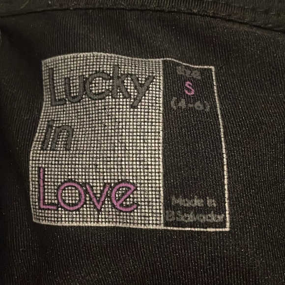 Lucky in Love black with green design tennis skort. Good condition size s - Picture 3 of 5